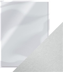 Tonic - Pearlescent Cardstock 8.5X11 Luna Silver (5 sheets)