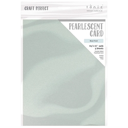 Tonic - Pearlescent Cardstock 8.5X11 Blue Frost (5 sheets)