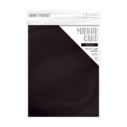 Tonic - Mirror Cardstock 8.5X11 Mirror Cardstock Black Velvet ( 5 sheets)