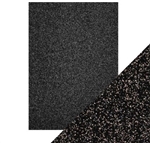 Tonic - Glitter Cardstock 8.5X11 Black Sapphire (5 sheets)