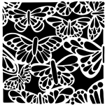 The Crafter's Workshop - 6X6 Stencil Butterfly Bounty