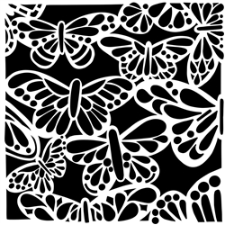 The Crafter's Workshop - 6X6 Stencil Butterfly Bounty