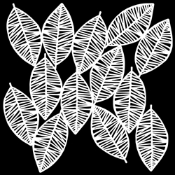 The Crafter's Workshop - 6X6 Stencil Striped Leaves