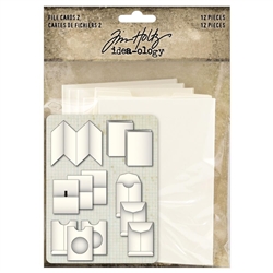 Tim Holtz - Idea-Ology File Cards 2 12/Pieces