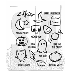 Tim Holtz - Stampers Anonymous Cling Stamps 7X8.5 Tiny Frights
