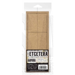 Tim Holtz - Stampers Anonymous Etcetera Tiles Large