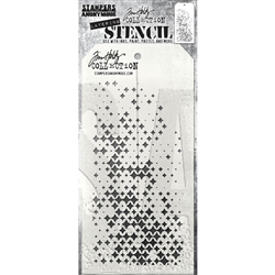 Tim Holtz - Stampers Anonymous Layered Stencil 4.125"X8.5" Sparkle Fade