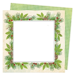 Vicki Boutin -  Evergreen & Holly Double-Sided Cardstock 12X12  Evergreen