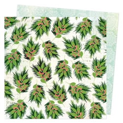 Vicki Boutin -  Evergreen & Holly Double-Sided Cardstock 12X12  Boughs of Holly