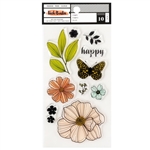 Vicki Boutin - *PRE-ORDER* Mixed Media Floral Stamp Set