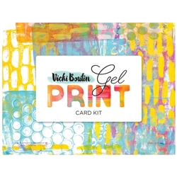 Vicki Boutin - Mixed Media Gel Plate Card Kit