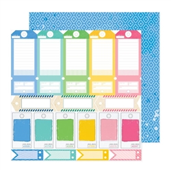Vicki Boutin - Bold & Bright Double-Sided Cardstock 12X12 Mixed Tags