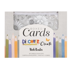 Vicki Boutin - Discover & Create A2 Cards W/ Envelopes 40/Box