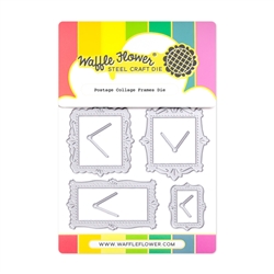 Waffle Flower - Postage Collage Frames Die Set