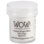 Wow! Embossing Powder Opaque Bright White Ultra High 15 ml