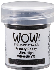 Wow! Embossing Powder Ultra High Ebony 15 ml