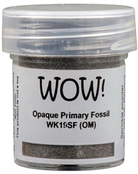 Wow! Embossing Powder Opaque Fossil Super Fine 15 ml