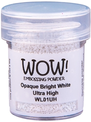 Wow! Special Color Embossing Powder, Opaque Bright White Ultra High