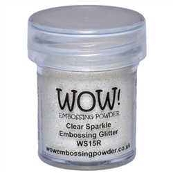 Wow! Embossing Powder Clear Sparkle Embossing Glitter 15 ml