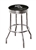 Bar Stool 29" Tall Chrome Finish Retro Style Backless Stool Featuring the Chicago White Sox MLB Team Logo Decal on a Black Vinyl Covered Swivel Seat Cushion