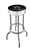 Bar Stool 29" Tall Chrome Finish Retro Style Backless Stool Featuring the Dallas Cowboys NFL Team Logo Decal on a Black Vinyl Covered Swivel Seat Cushion
