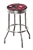 Bar Stool 24" or 29" Tall Featuring a Crimson Tide Football Team Logo Fabric Covered Swivel Seat Cushion