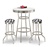 barstools chrome table black white round bar stools stool swivels foot rest ring cushion seat cave man chair chairs diner metal dining finish pad padded pub pubstools restaurant