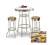 barstools chrome table black white round bar stools stool swivels foot rest ring cushion seat cave man chair chairs diner metal dining finish pad padded pub pubstools restaurant