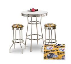 barstools chrome table black white round bar stools stool swivels foot rest ring cushion seat cave man chair chairs diner metal dining finish pad padded pub pubstools restaurant