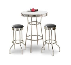 barstools chrome table black white round bar stools stool swivels foot rest ring cushion seat cave man chair chairs diner metal dining finish pad padded pub pubstools restaurant