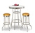 barstools chrome table black white round bar stools stool swivels foot rest ring cushion seat cave man chair chairs diner metal dining finish pad padded pub pubstools restaurant