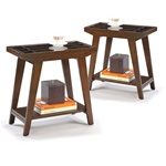Chairside Table in an Espresso / Cappuccino Finish with Draw Table Living Room wood wooden accent table apartment accent table wood wooden furniture  living room end table side table traditional modern bedroom living room furniture nightstand accent table