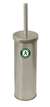 New Brushed Aluminum Finish Toilet Brush and Holder featuring Oakland A's MLB Team Logo