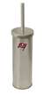 New Brushed Aluminum Finish Toilet Brush and Holder featuring Tampa Bay Buccaneers NFL Team Logo