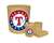 New 4 Piece Bathroom Accessories Set in Beige featuring Texas Rangers MLB Team logo!