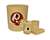 New 4 Piece Bathroom Accessories Set in Beige featuring Washington Redskins Alternate NFL Team Logo