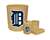 New 4 Piece Bathroom Accessories Set in Beige featuring Detroit Tigers MLB Team logo!