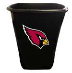 New Black Finish Trash Can Waste Basket featuring Arizona Cardinals NFL Team Logo