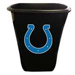 New Black Finish Trash Can Waste Basket featuring Indianapolis Colts NFL Team Logo