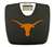 Black Finish Digital Scale Round Toilet Seat w/Texas Longhorns NCAA Logo