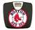 Black Finish Digital Scale Round Toilet Seat w/Boston Red Sox MLB Logo