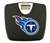 Black Finish Digital Scale Round Toilet Seat w/Tennessee Titans NFL Logo