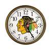 New Clock w/ Chicago Blackhawks NHL Team Logo