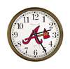 New Clock w/ Atlanta Braves MLB Team Logo