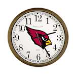 New Clock w/ Arizona Cardinals NFL Team Logo