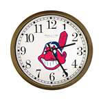 New Clock w/ Cleveland Indians MLB Team Logo