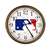 New Clock w/ MLB Baseball Logo