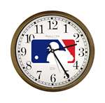 New Clock w/ MLB Baseball Logo