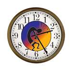 New Clock w/ Multi-Colored Kokopelli Logo