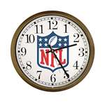 New Clock w/ NFL Football NFL Team Logo